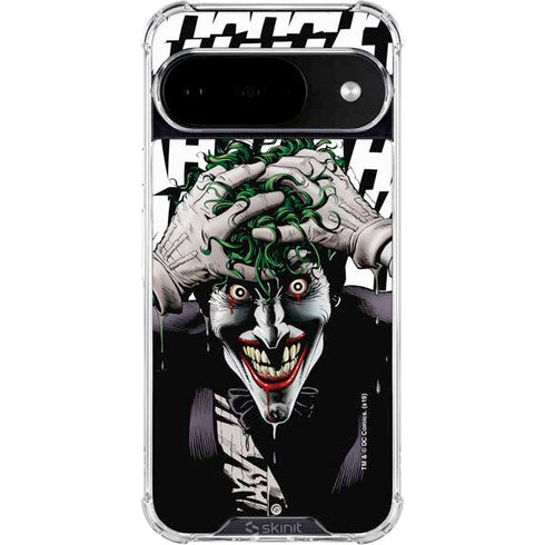 DC Comics The Joker Killing Joke Variant Cover Art by Brian Bolland Google Pixel 10 Clear Case